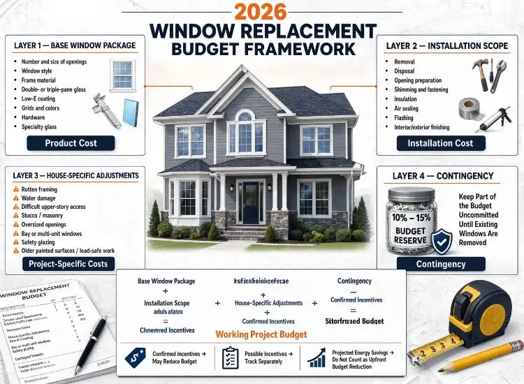professional window replacement budgeting