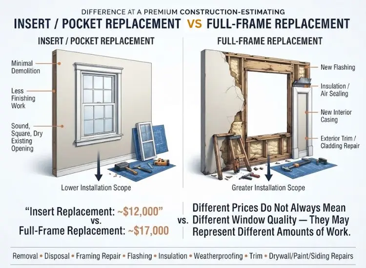 window replacement and full-frame replacement