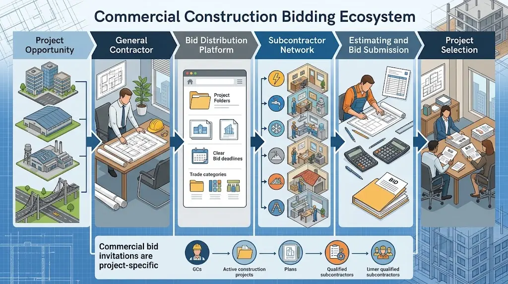 Commercial construction bidding