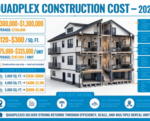 Cost to Build a Quadplex.