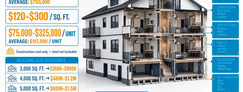 Cost to Build a Quadplex.