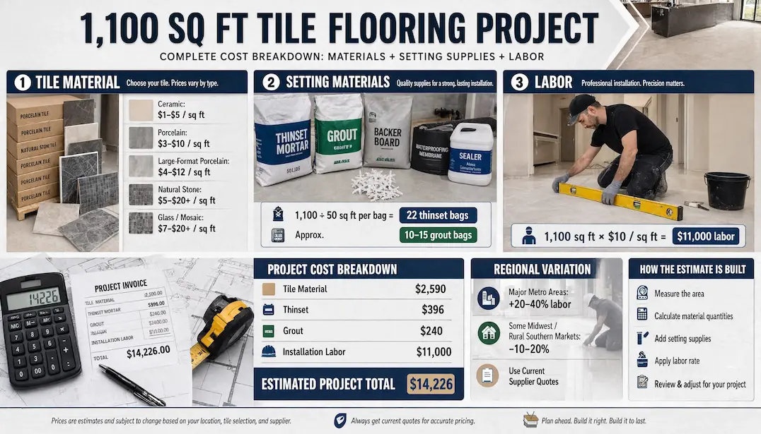 Tile Cost Breakdown